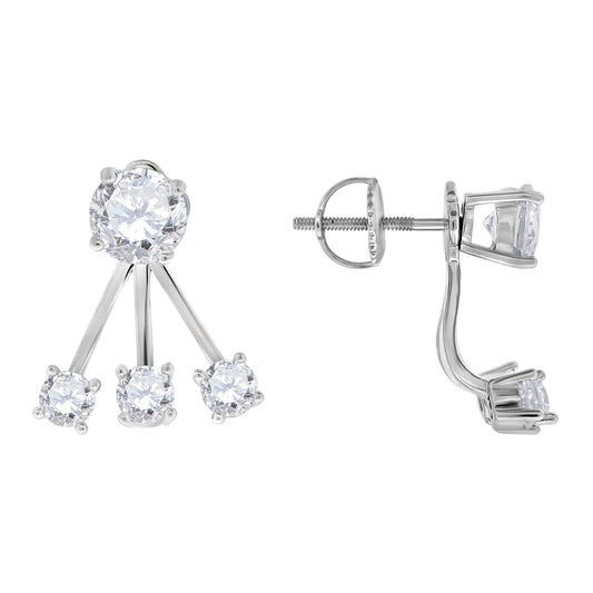 925-Cz Fancy Earring