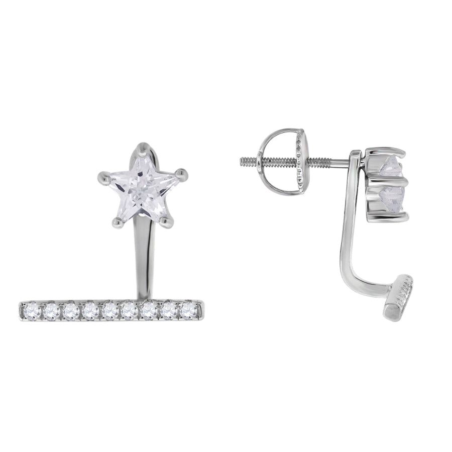 925-Cz Fancy Earring