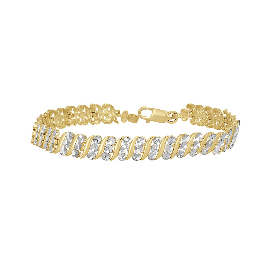 10Kt Gold 8" Bracelet