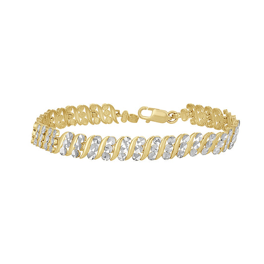 10Kt Gold 8" Bracelet