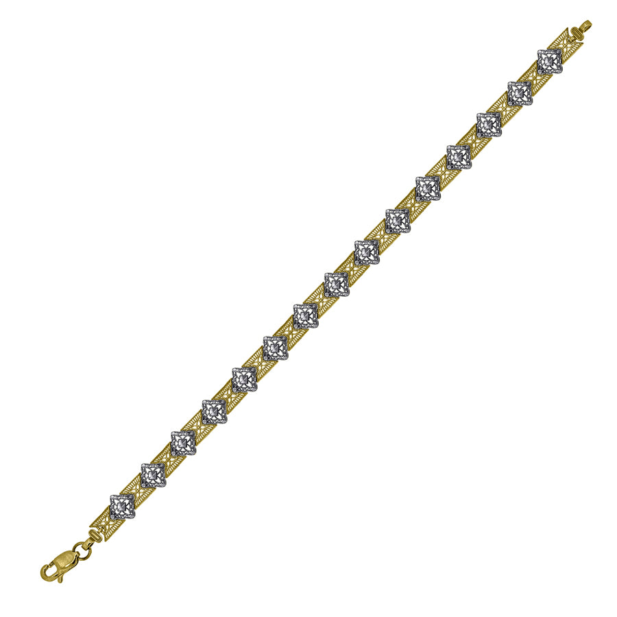 10Kt Gold Bracelet 8"