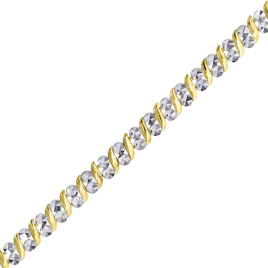 10K Gold Bracelet  8"