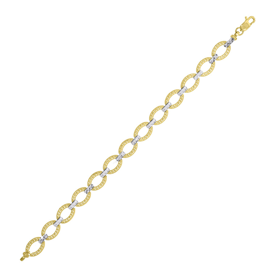 10Kt Gold Bracelet 8"
