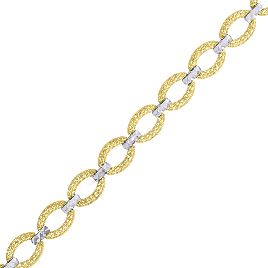 10Kt Gold Bracelet 8"