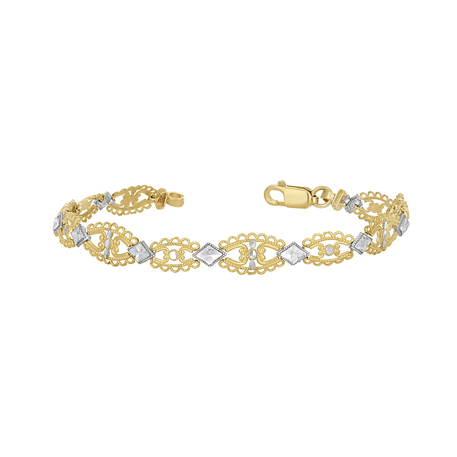 10Kt Gold 7" Bracelet