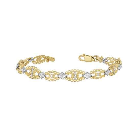10Kt Gold 7" Bracelet