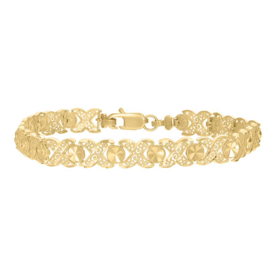 10Kt Gold 7" Bracelet