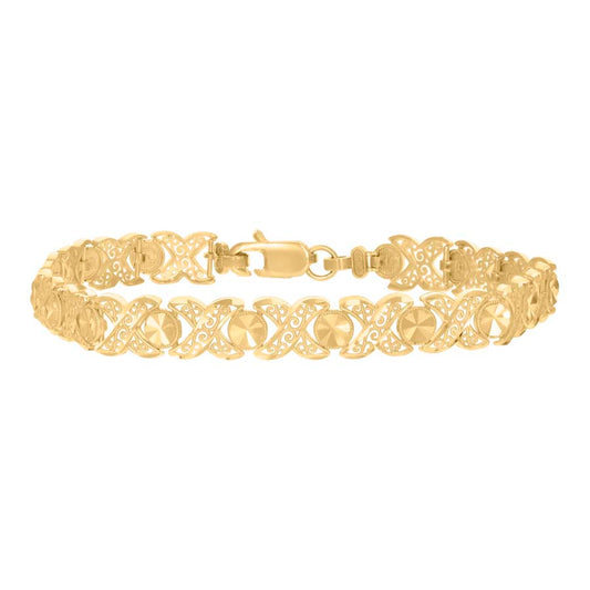 10Kt Gold 8" Bracelet