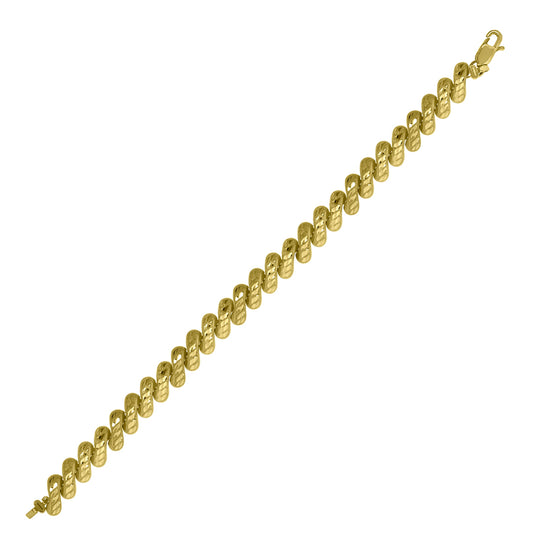 10K Gold Bracelet 8"