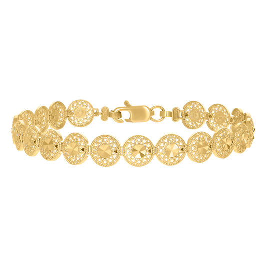 10Kt Gold 7" Bracelet