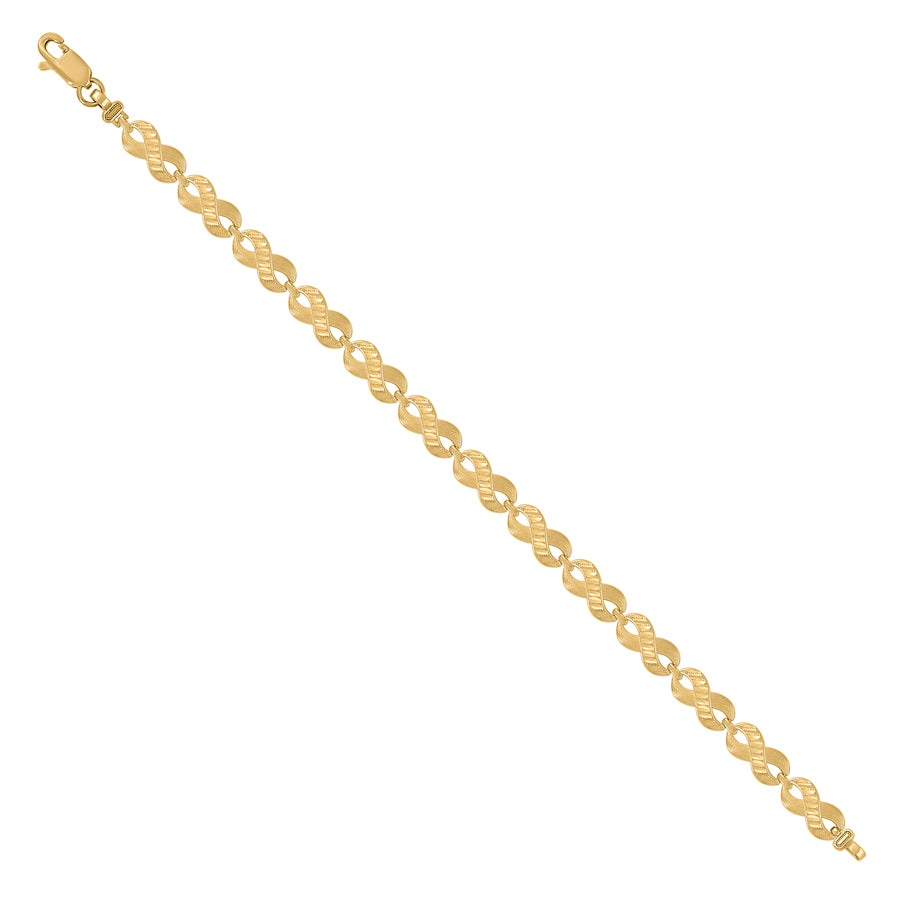 10Kt Gold 8" Bracelet