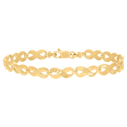 10Kt Gold 8" Bracelet