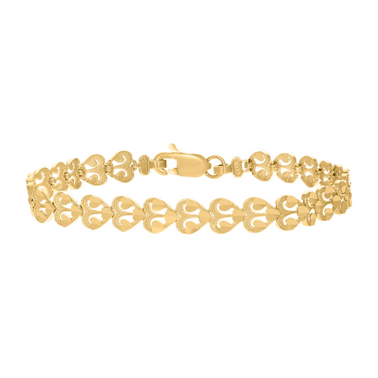 10Kt Gold Bracelet 7"