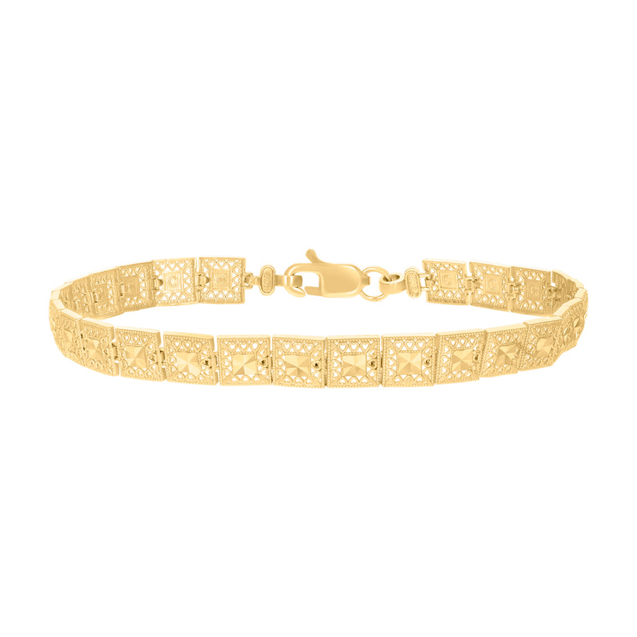 10K Gold  Bracelet 8"
