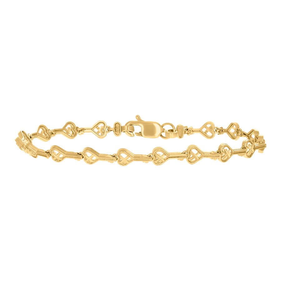10Kt Gold 7" Bracelet
