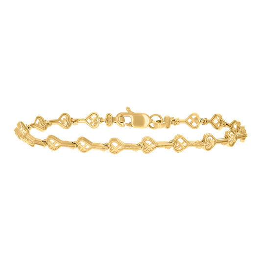 10Kt Gold 7" Bracelet