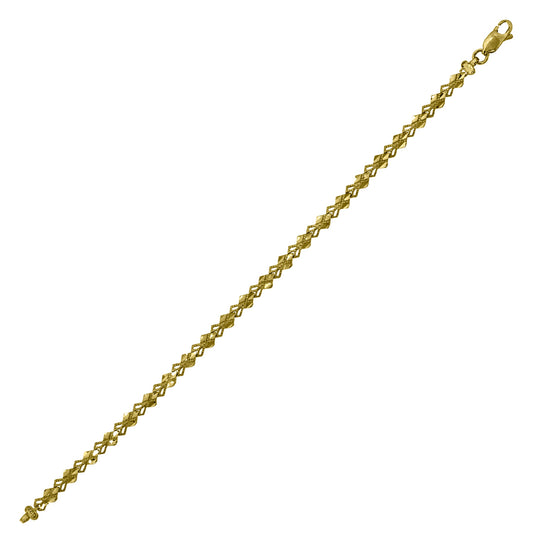 10K Gold Bracelet 7"