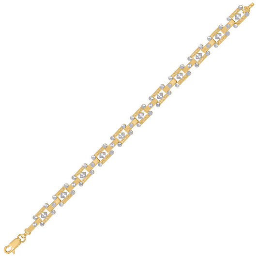 10Kt Gold 8" Bracelet