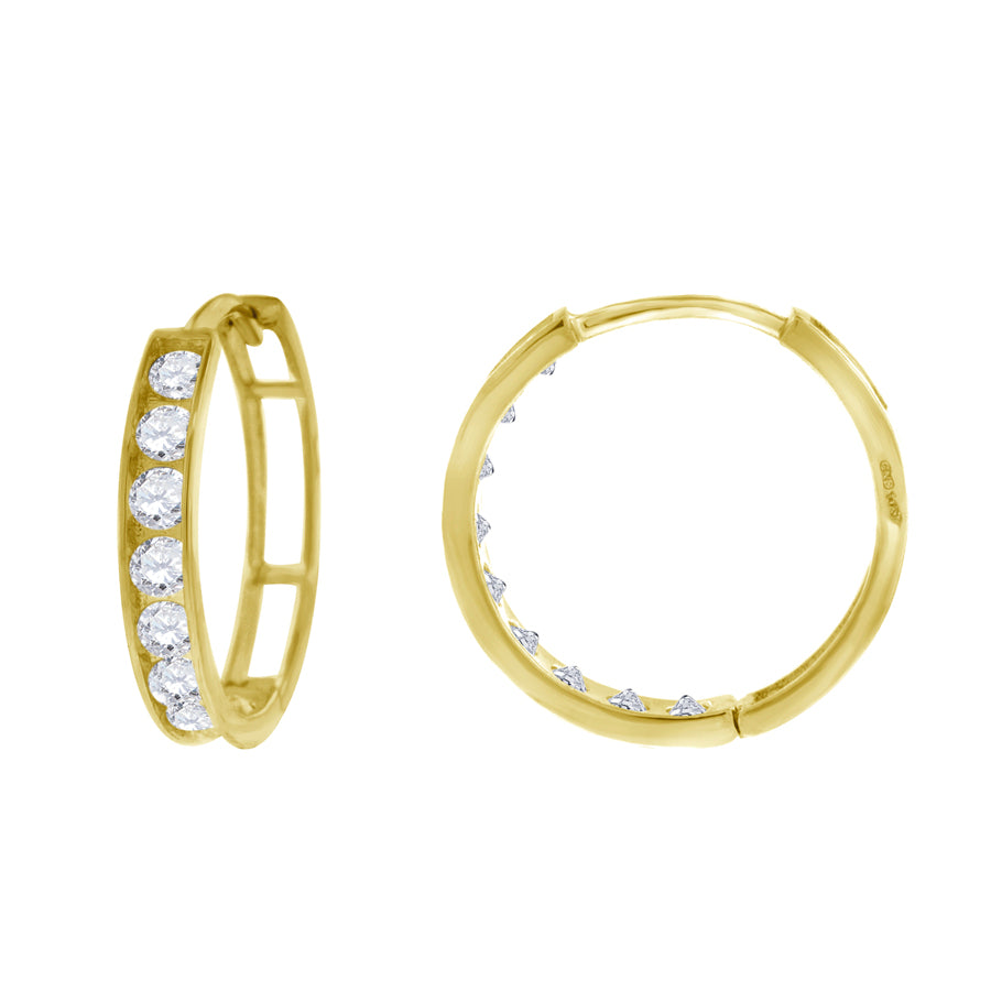 14Kt Gold Huggies Earrings