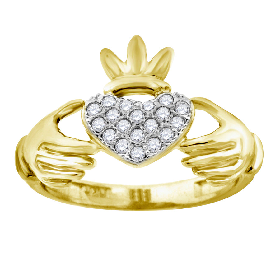 10Kt Gold Cz Ring