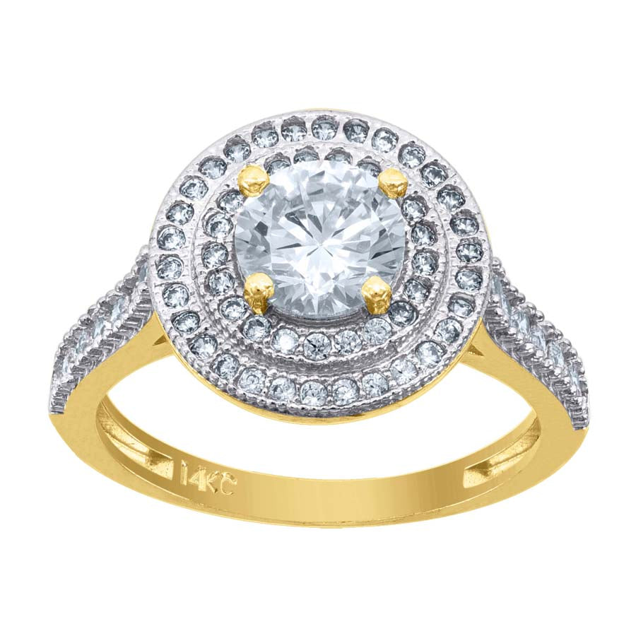 14Kt Gold Bridal Ring
