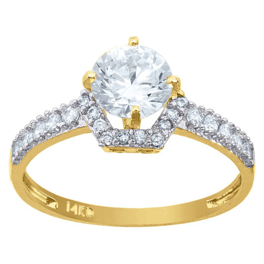 14Kt Gold Bridal Ring