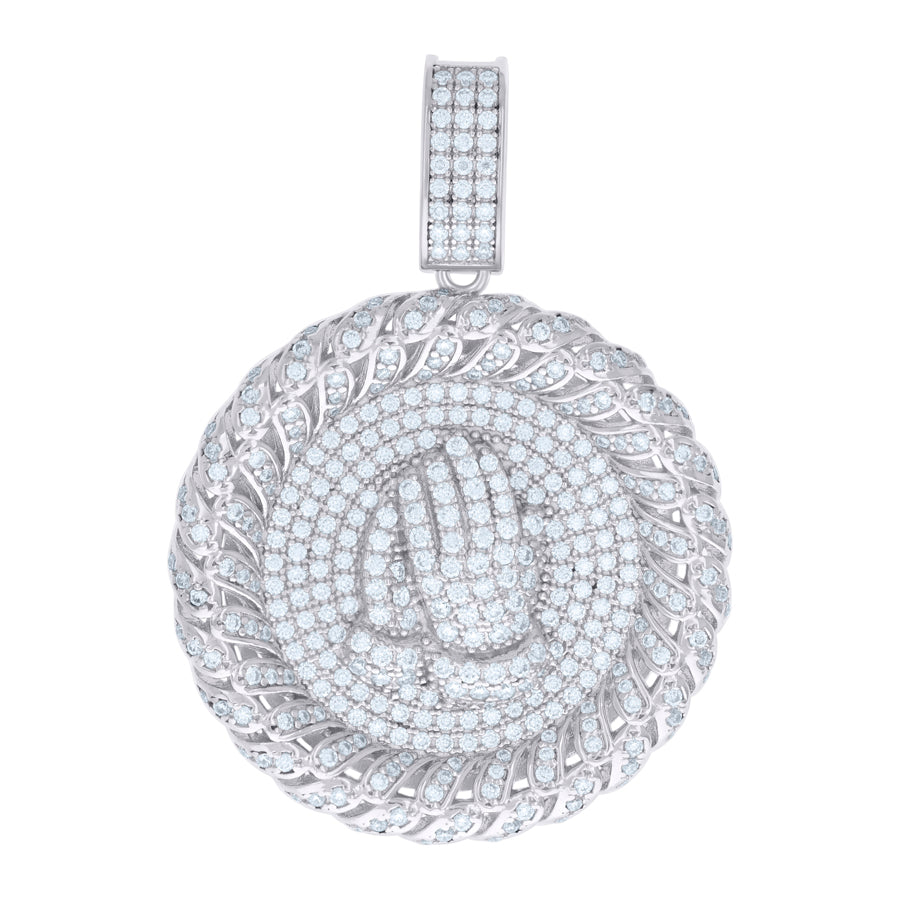 92 Sterling Silver Cz Pendant