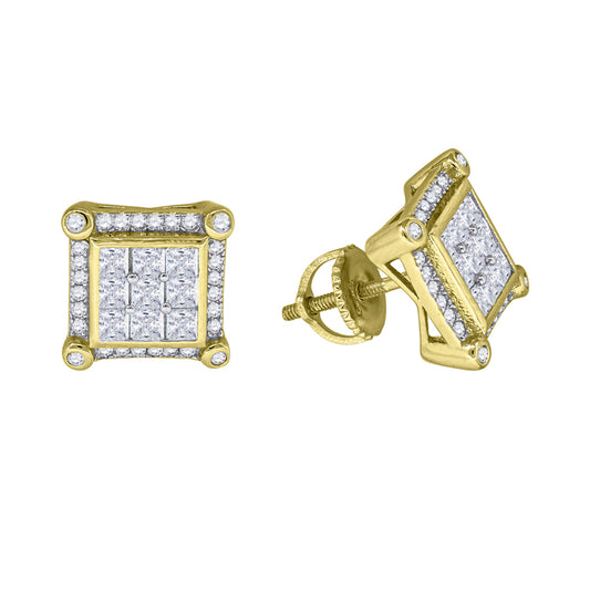 925-Cz Stud Earrings