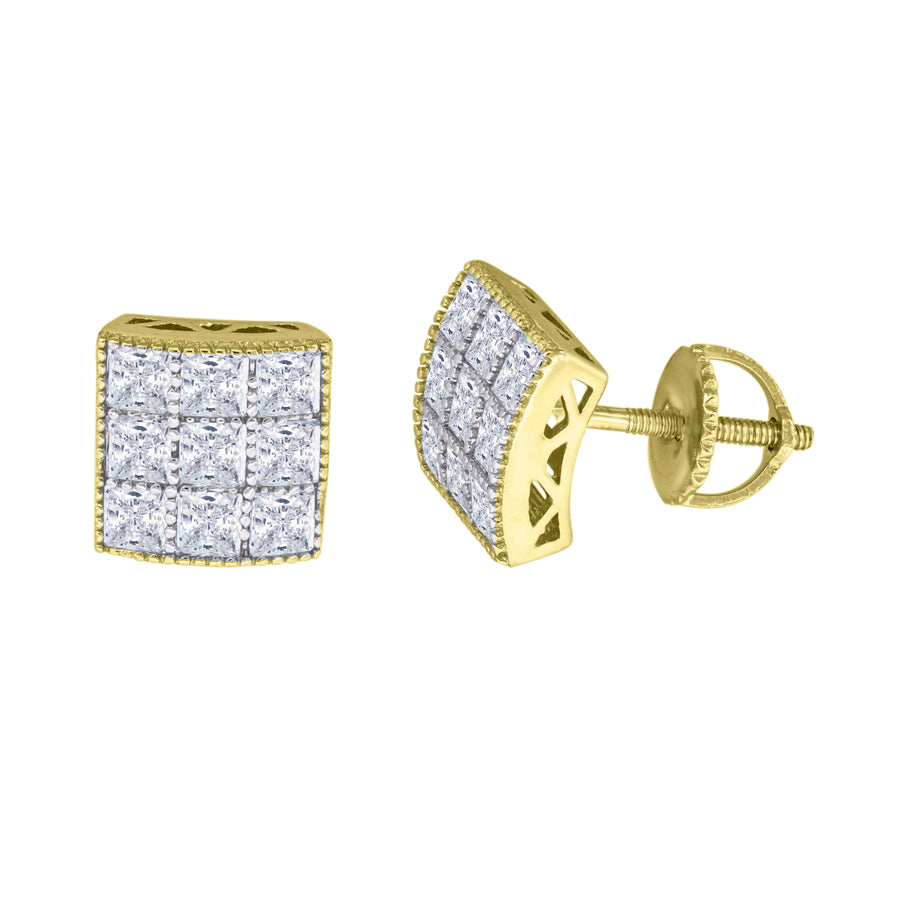925-Cz Stud Earrings