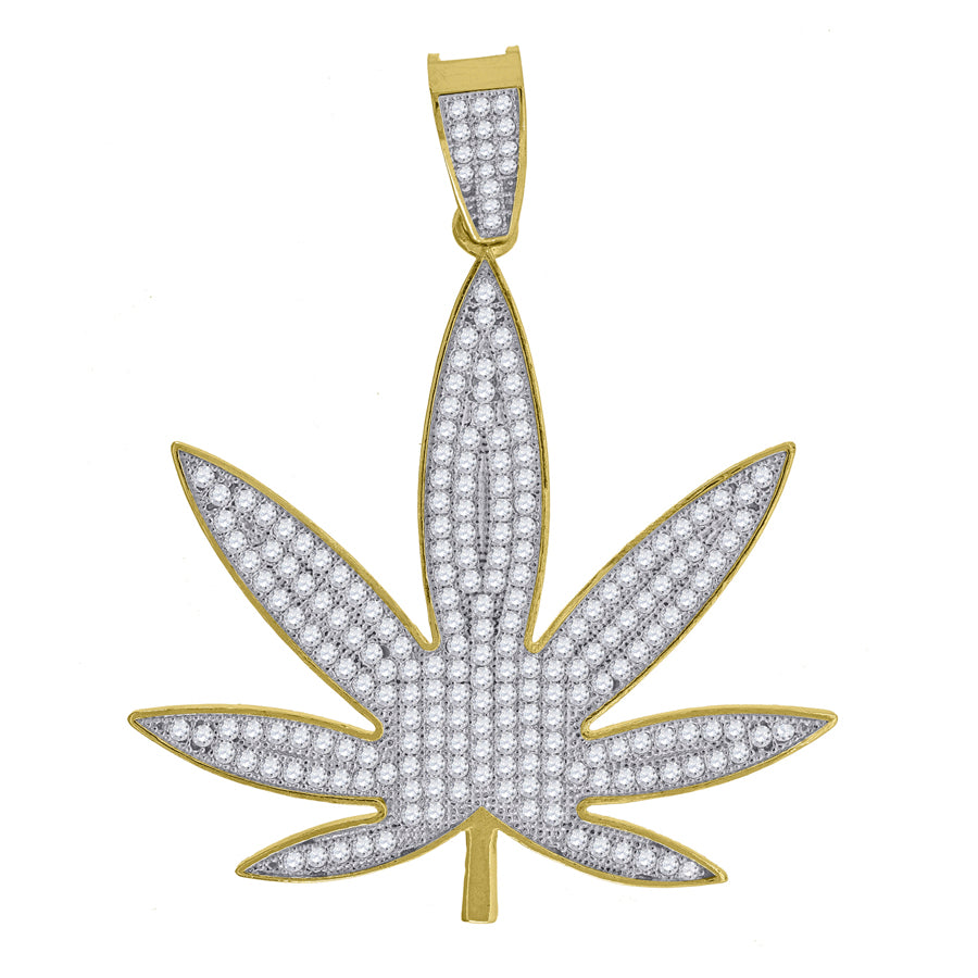 10Kt Gold Cz Pendant