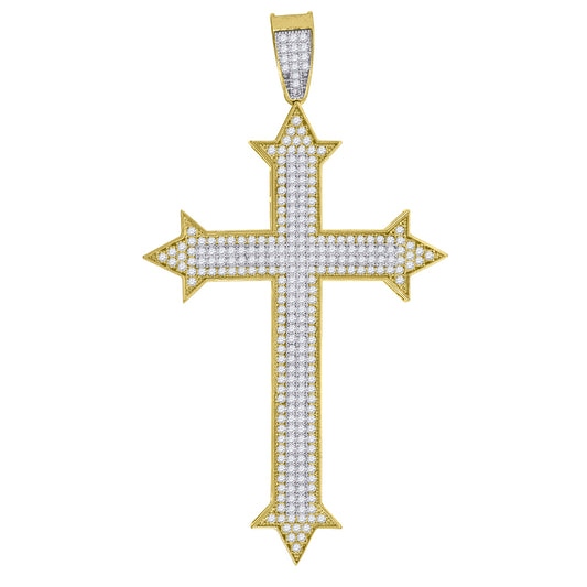 10Kt Gold Cz Pendant
