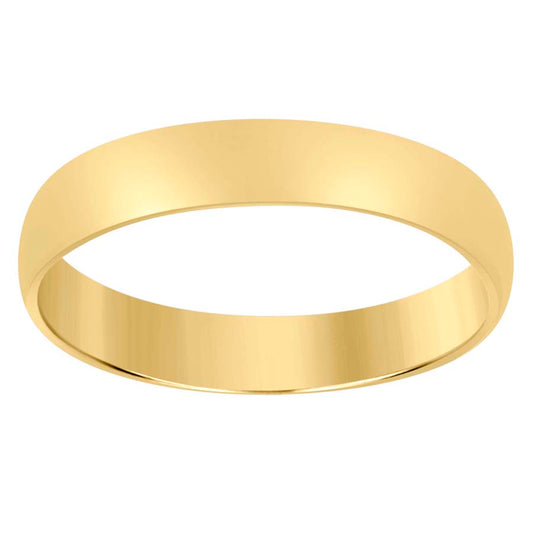 14Kt-Gold 4mm Regular Fit Wedding Band