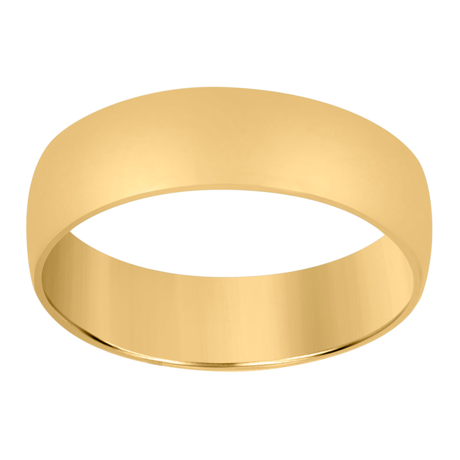 14Kt-Gold 6mm Regular Fit Wedding Band