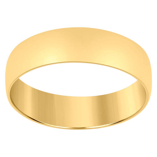 14Kt-Gold 6mm Regular Fit Wedding Band