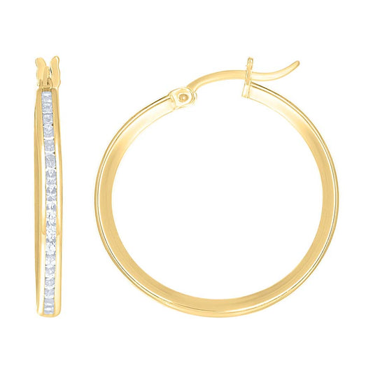14Kt Gold Hoop Earrings