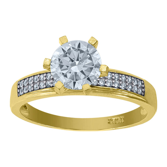 10Kt Gold Solitare Ring