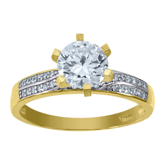 10Kt Gold Solitare Ring