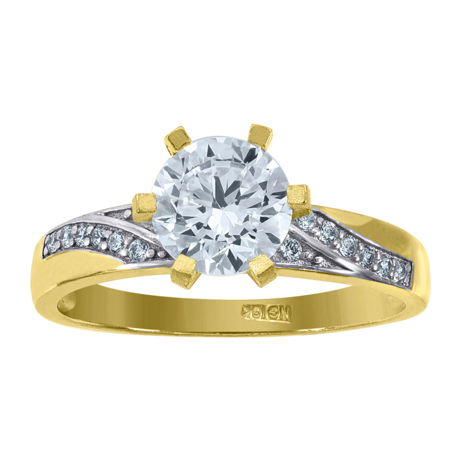 10Kt Gold Solitare Ring
