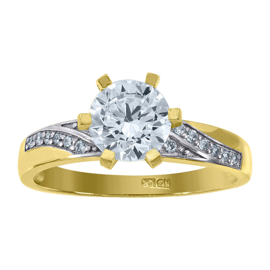 10Kt Gold Solitare Ring