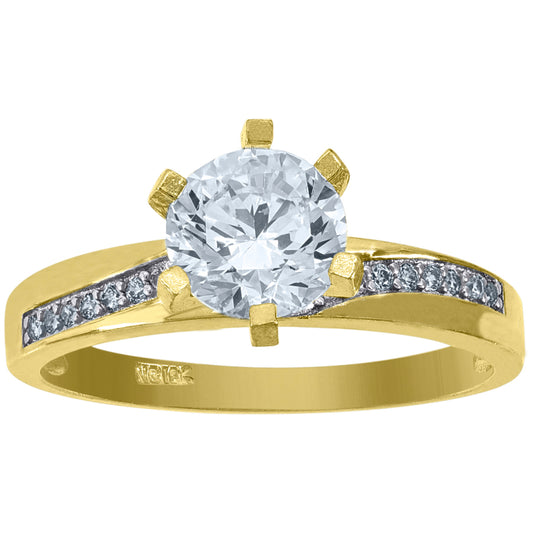 10Kt Gold Solitare Ring
