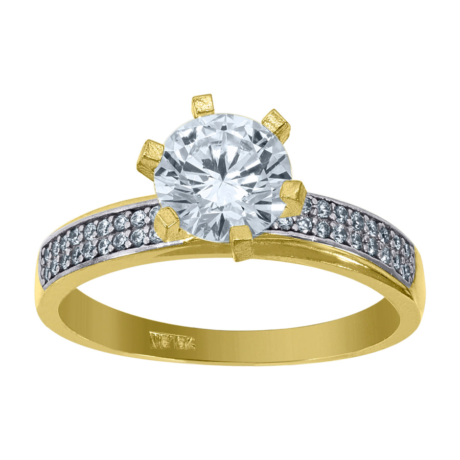 10Kt Gold Solitare Ring