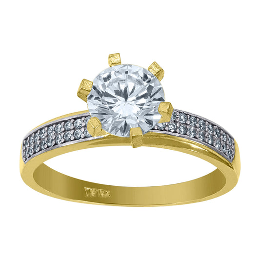 10Kt Gold Solitare Ring