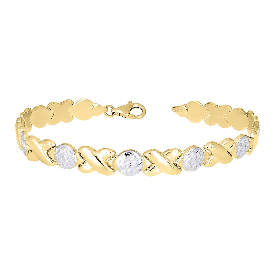 10Kt Gold Turkish Bracelet 8"