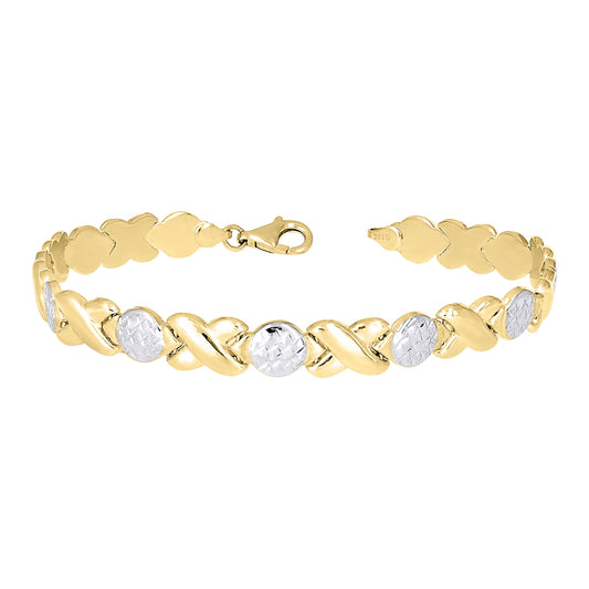 10Kt Gold Turkish Bracelet 8"