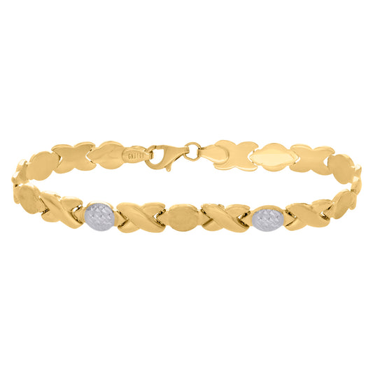 10Kt Gold Turkish Bracelet 7"