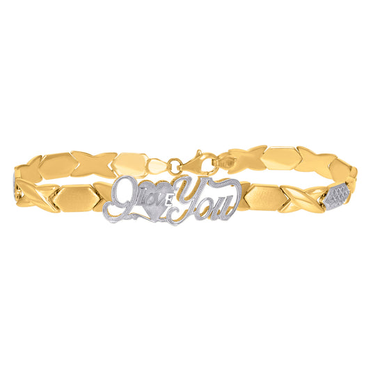 10Kt Gold Turkish Bracelet 8"