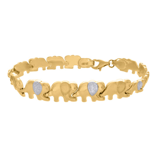 10Kt Gold Turkish Bracelet 7"