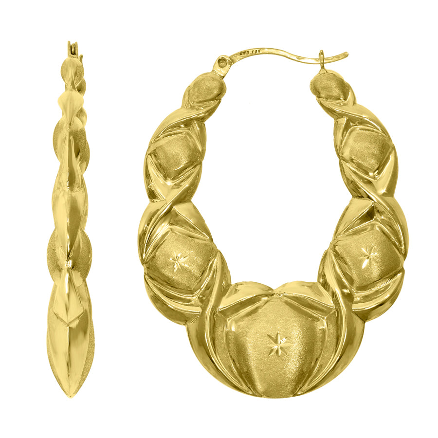 10Kt Gold Turkish Earrings