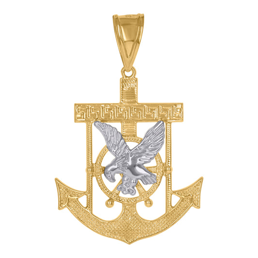 10Kt Gold Anchor Pendant