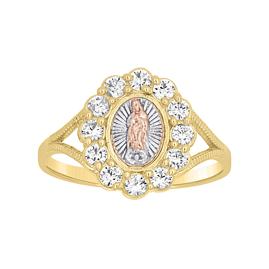 10Kt Gold Cz Ring